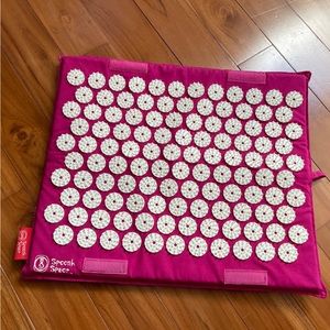 Spoonk Space mat Acupressure Massage Mat Pink 14" x 16" homeopathic